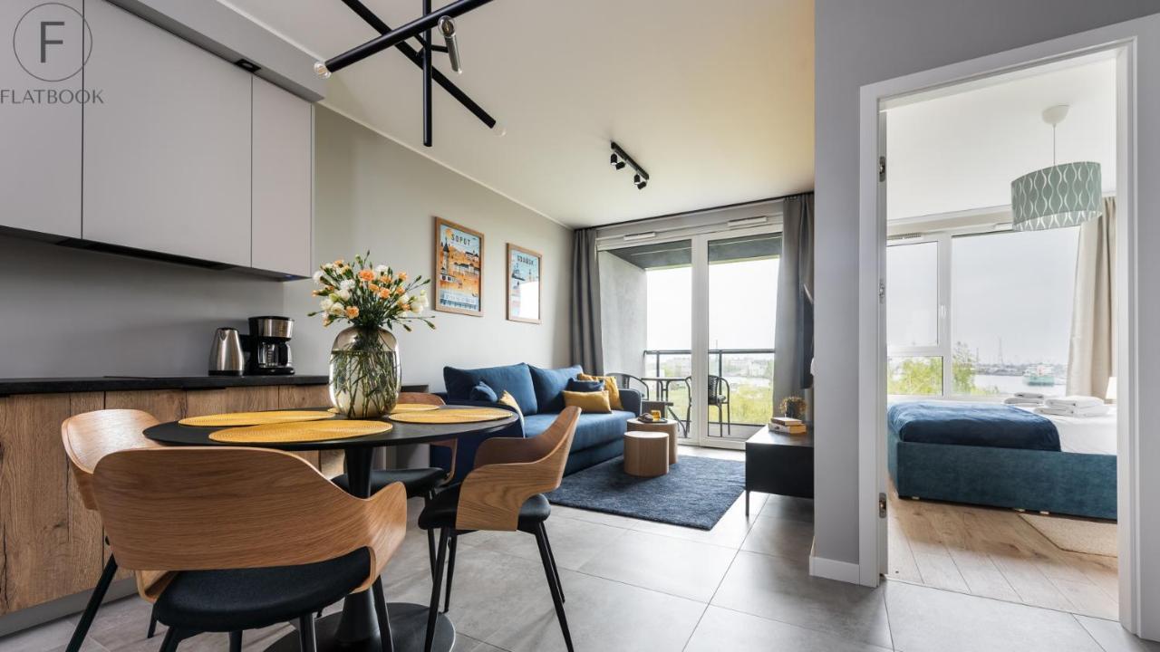 Flatbook - City Center Apartments Chlebova With Gym 그단스크 외부 사진